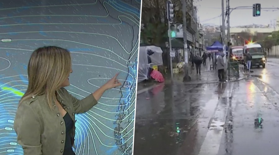 Frente con características de temporal en zona centro sur y pronostican 0 grados para este sábado