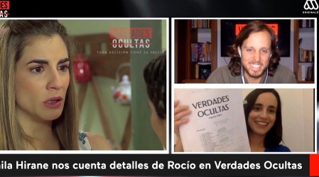 #DesdeLaCasa Camila Hirane muestra los libretos de Verdades Ocultas