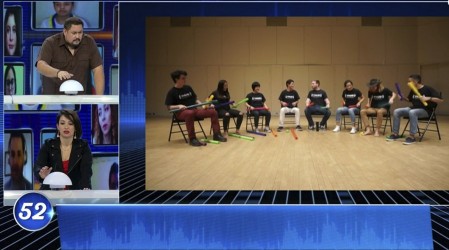 El equipo azul logró acertar todas las respuestas correctas en la 'Versión Imposible'