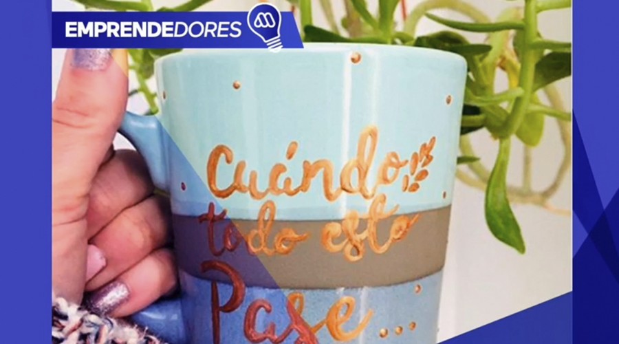 Pinceladas de locura en Emprendedores Mega: Macarena enfrenta la fibromialgia pintando tazas y platos