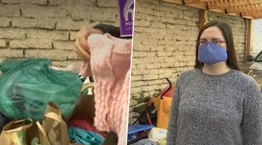"Te lo regalo mamá": Joven de 15 años recolecta ropa para ayudar a mamás en plena pandemia