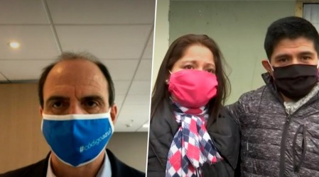 Ministro se comprometió con ingreso familiar de emergencia para familia de Maipú
