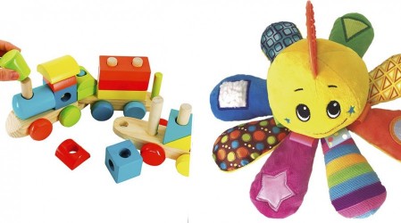 Fuchsispa: Material didáctico, juguetes y lápices para festejar el Día del Niño