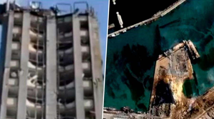 Chileno muestra cómo quedó el puerto de Beirut desde la zona cero de la explosión Chileno muestra cómo quedó el puerto de Beirut desde la zona cero de la explosión