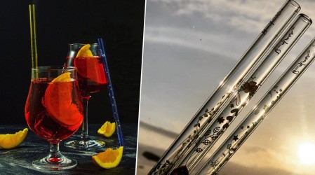 Reutilizables e higiénicas: "B Glass Chile" presenta su colección de bombillas de vidrio