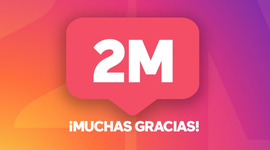 ¡Llegamos a los 2 millones de seguidores en Instagram! Estas son las 10 publicaciones más populares