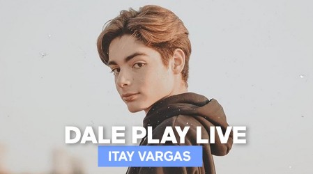 Itay Vargas jugó y conversó en vivo con nosotros en #DalePlayLive