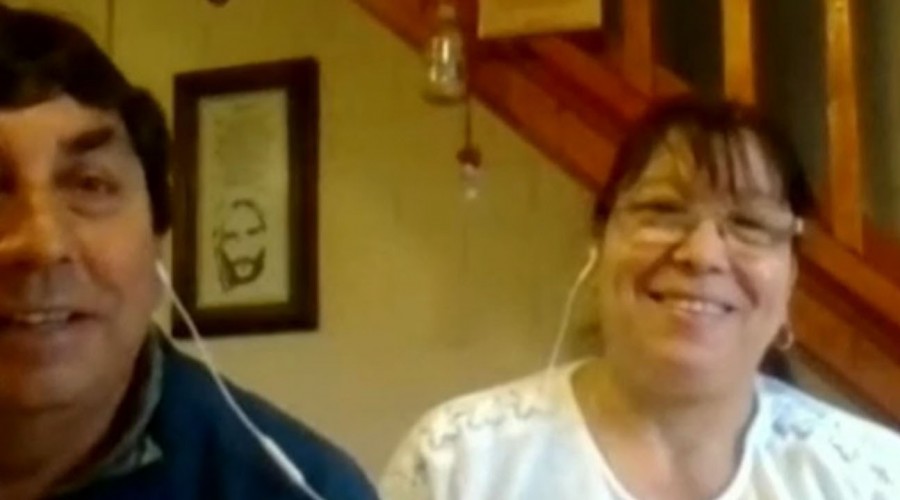 El romántico reencuentro de Alicia y "Osito" para pasar juntos las Fiestas Patrias