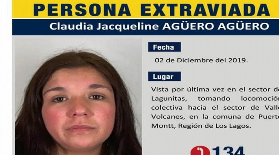 Hallan osamentas en el lugar donde se buscaba a Claudia Agüero en Puerto Montt