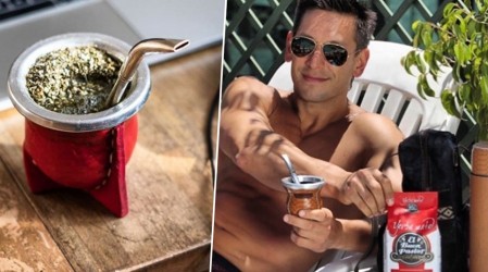 Agustín Pastorino presentó su emprendimiento de yerba mate "El Buen Pastor"