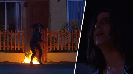 "No puedo superar esta escena": Fanáticos reaccionaron al incendio que provocó Rocío en