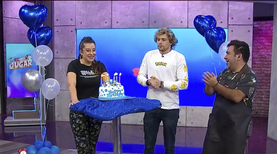 Con torta y globos Coté Quintanilla celebró el cumpleaños de Joaquín Méndez