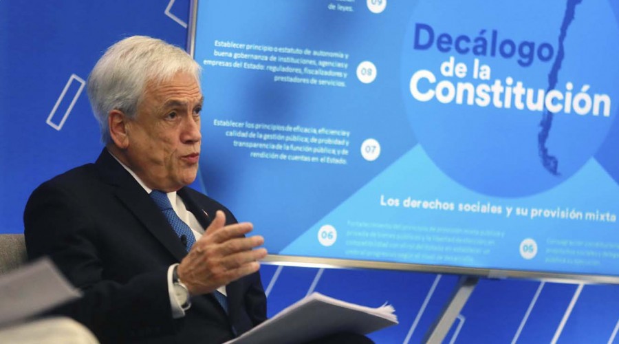 Presidente Piñera afirma que recurrirá al TC por segundo retiro del 10%