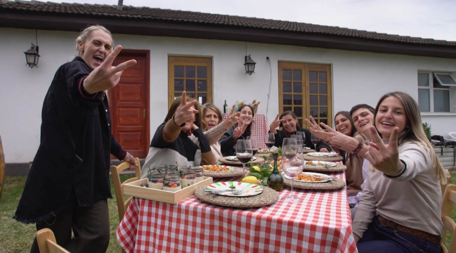 Almuerzo a la italiana al estilo de Virgina de María