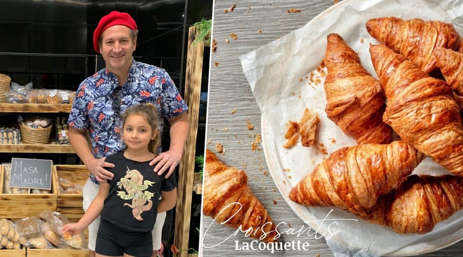 El actor Juan Pablo Sáez y su esposa presentan su emprendimiento: La panadería francesa 'La Coquette'