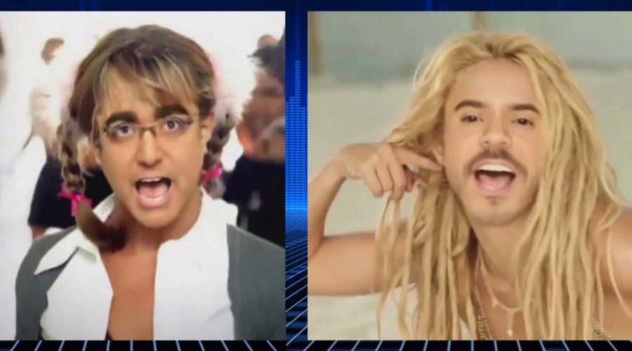 ¿Te imaginas a Daniel Alcaíno como Britney y a Pelo Verde como Shakira?