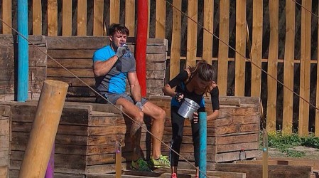 Leandro hizo trampa en plena competencia