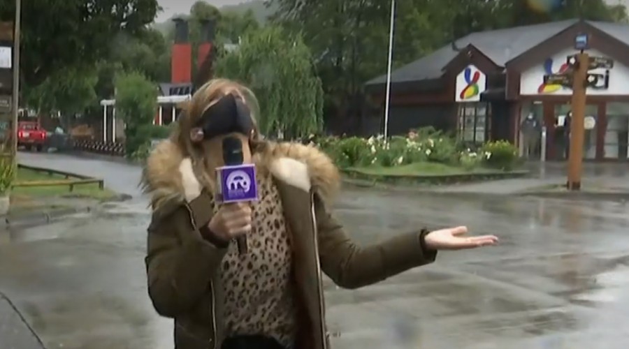 A horas del eclipse total: Diana Bolocco reporta lluvia en Pucón