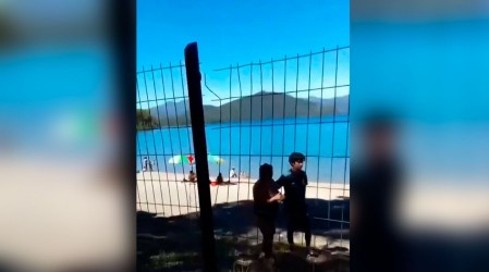 Autoridades anunciaron fiscalización: Vecinos de Lago Colico derribaron cerco para tener acceso a la playa