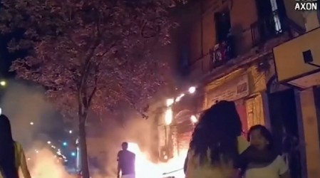 Fiesta clandestina de 20 personas terminó en incendio en Santiago Centro