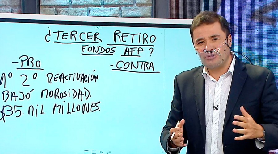 Tercer retiro del 10%: Roberto Saa explica los pro y contra de sacar los ahorros previsionales Tercer retiro del 10%: Roberto Saa explica los pro y contra de sacar los ahorros previsionales