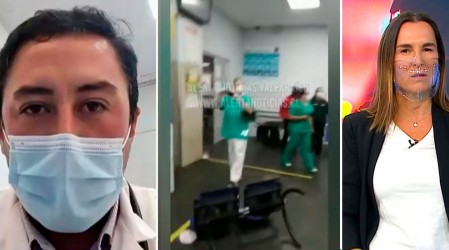 Dos sujetos destruyen instalaciones del Hospital Van Buren para exigir ser atendidos