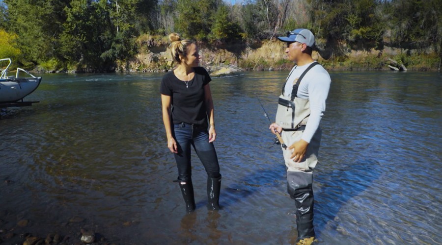 La pesca milagrosa de Mariana Derderián en el sur de Chile