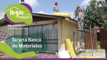 Estos son los montos de la Tarjeta Banco de Materiales del Minvu para la reparación de las viviendas