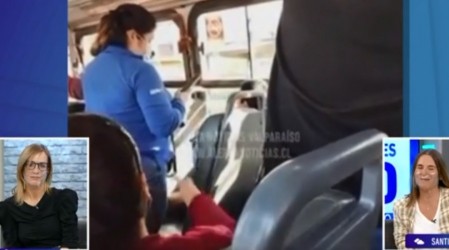 Pasajeros de una micro rocían con alcohol a joven que no quiso ponerse la mascarilla en Viña del Mar