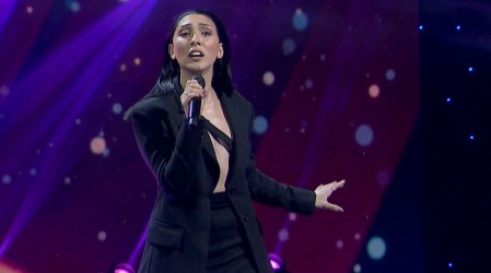 Piamaría Silva emocionó al jurado con 'Huele a peligro'