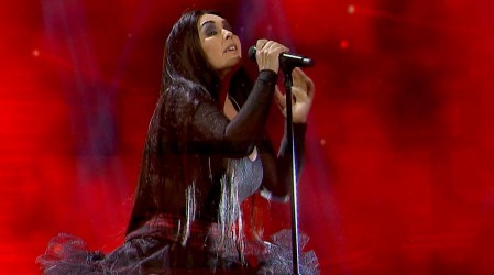 Denisse Malebrán logró dar con la escancia de Amy Lee con una impecable presentación