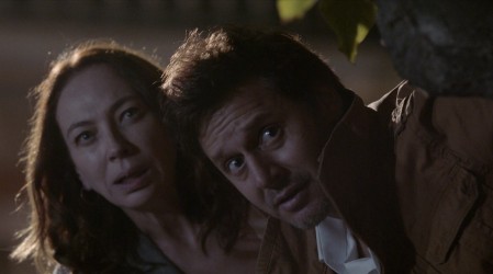 Joaquín vio a Melissa en el patio de Dante