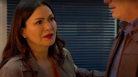 Rocío queda devastada al saber del accidente de Martina