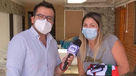 "Muchas gracias a todo el plantel": Madre de Vicente Mella recibió camisetas firmadas de Palestino