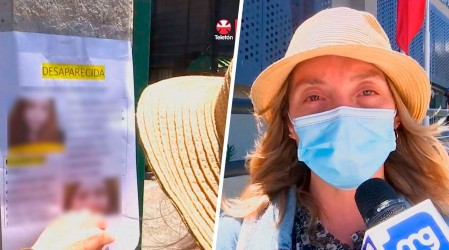 "Ayúdenme con las cámaras": Madre de joven desaparecida en Peñalolén la busca en la Región de Valparaíso