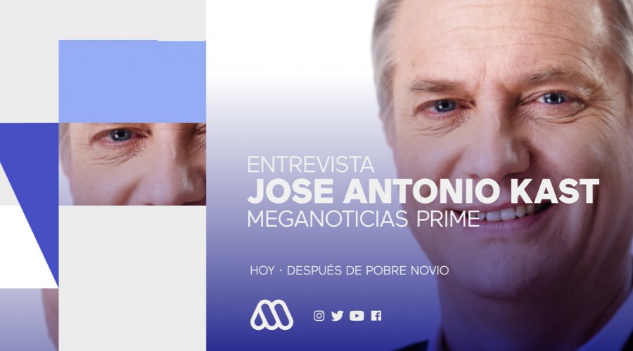 ¡Hoy después de #PobreNovio!: Entrevista exclusiva a José Antonio Kast en Meganoticias Prime