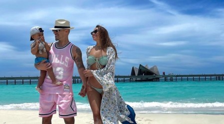 "Volví a ser niña": Lisandra y su hijo Noah recibieron la visita de Papá Noél