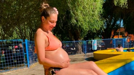 "Solo disfruto el tenerte": Ingrid Aceitón celebra el nacimiento de su hija