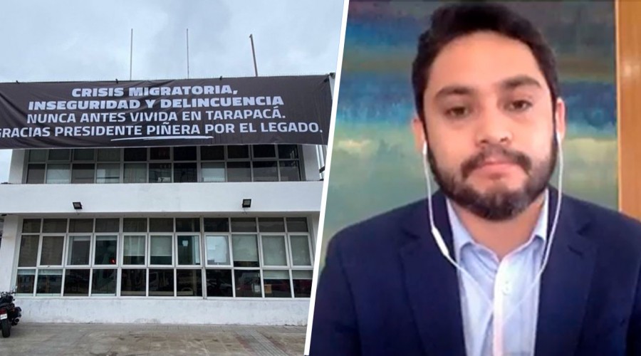 Gobernador de Tarapacá frente crisis migratoria: 'Hay un responsable, el presidente Sebastián Piñera'