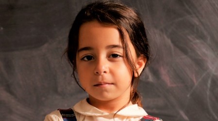 Foto de la pequeña protagonista de la teleserie turca 