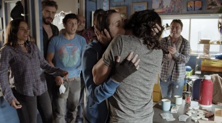 Imperdible primer beso entre Ramona y Chaparro