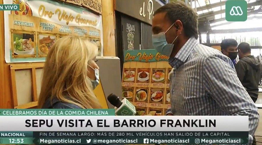 ¡Lo hizo otra vez!: Rodrigo Sepúlveda abandonó Meganoticias para almorzar en Barrio Franklin