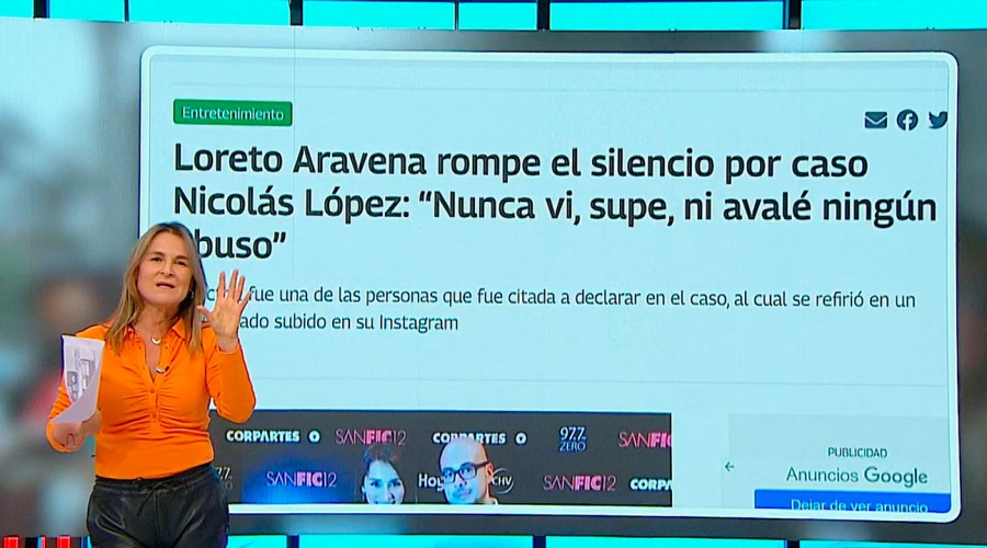 "Nunca vi, supe, ni avalé ningún abuso": MG analiza dichos de Loreto Aravena tras fallo del caso López