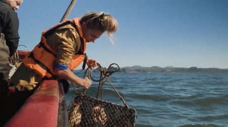 Mariana Derderián llega a las caletas del Biobío para trabajar en el mar