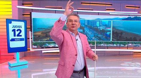 Fue su momento de brillar: Tras taco que atrapó a Neme, Jaime Leyton tomó la conducción de Mucho Gusto