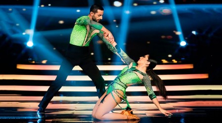 La salsa se hizo presente en "El Retador" con el dúo de baile de Eva Aravena y Matías Funes