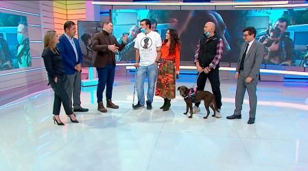 ¡Popy visitó Mucho Gusto!: Y enterneció a todos en el matinal