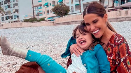 Reencuentro de la hija de Gala Caldirola con Mauricio Isla en Brasil