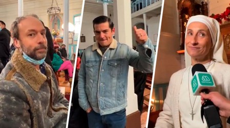 Elenco de "La ley de Baltazar" realiza invitación al público en medio de sus grabaciones en Cochamó