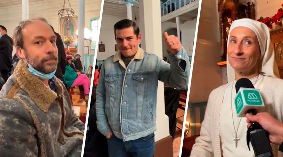 Elenco de "La ley de Baltazar" realiza invitación al público en medio de sus grabaciones en Cochamó